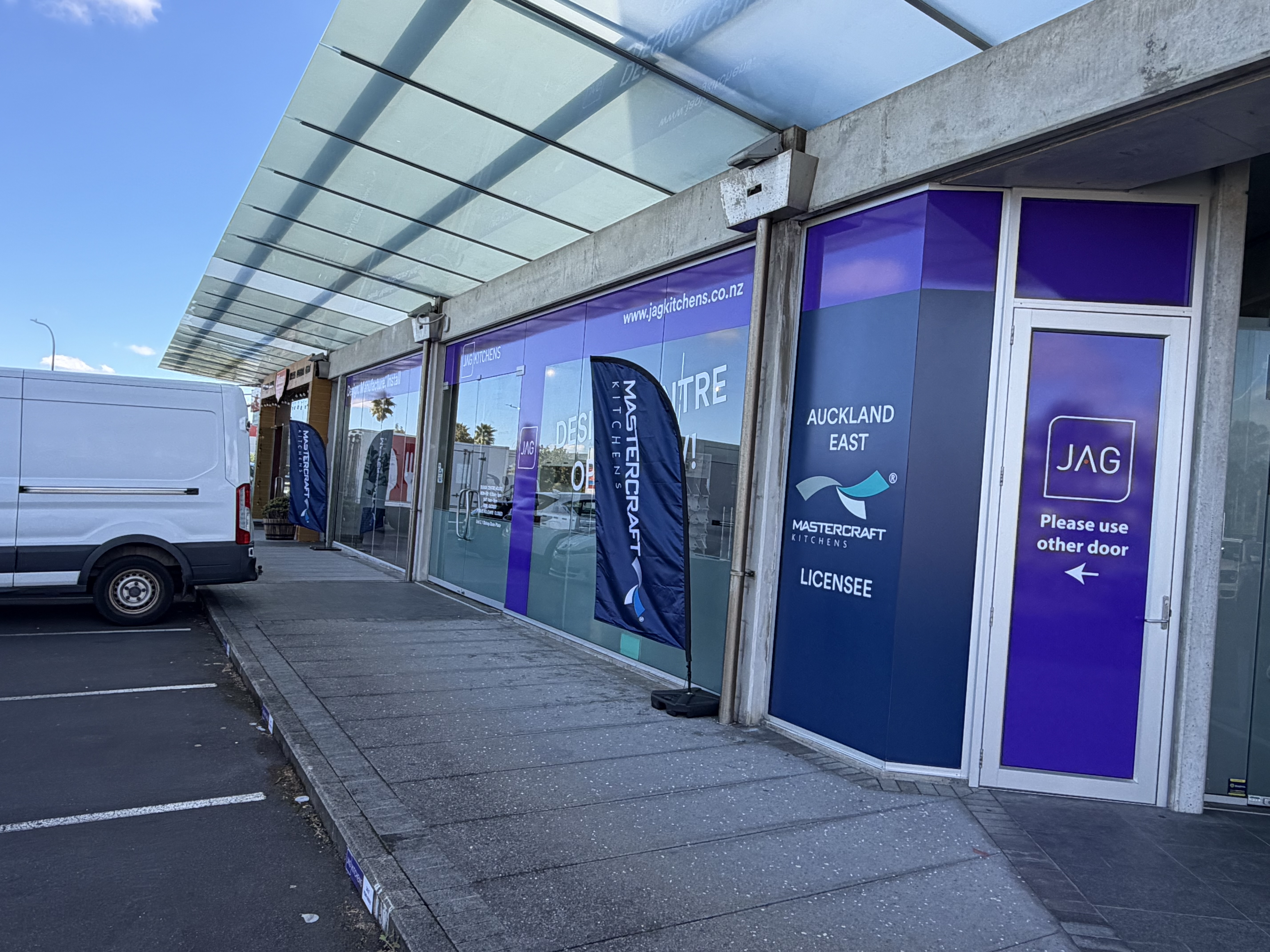 Precision vinyl graphics applied to commercial windows and walls